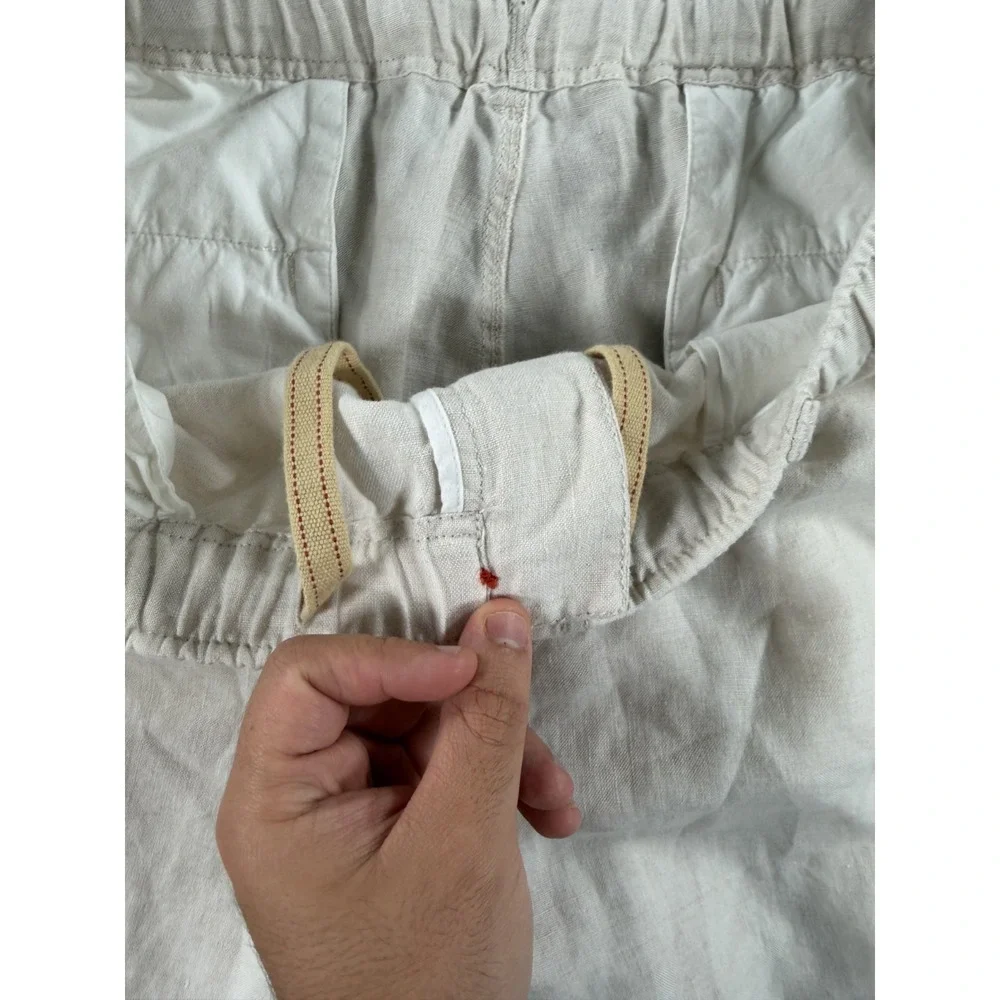 Tommy Bahama Relax Linen Pants Mens Large White Beach Coast Resort Trouser